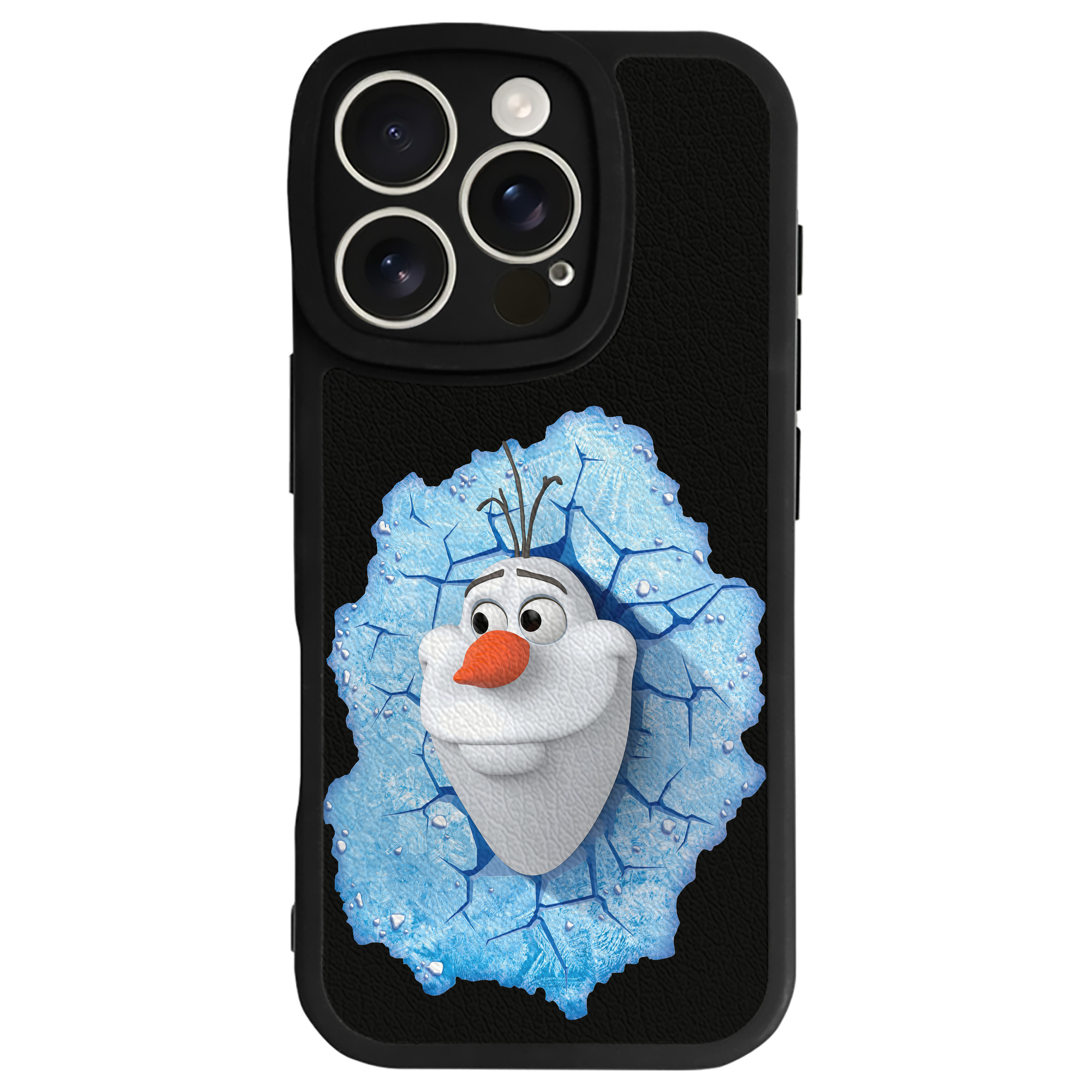 （画像用） アナと雪の女王 アンナ エルサ Frozen Anna Elsa 【iPhone 16シリーズ対応】シリコンスマホケース（レザー調） 材質：シリコン